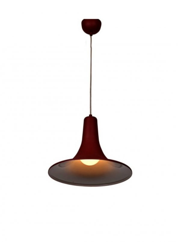 MYLİGHTS  BORDO  İÇİ  BEYAZ METAL SARKIT AVİZE