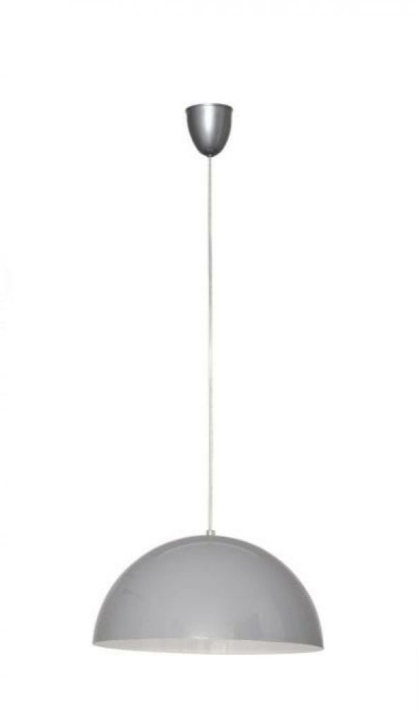 MYLİGHTS  MODERN  GRİ  İÇİ BEYAZ METAL SARKIT AVİZE 40 CM ürün görseli