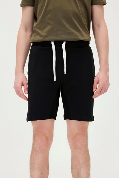 Bad Bear Holmer Sweatshort Erkek Şort Siyah 21.01.18.003 - 1