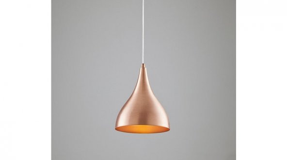 MYLİGHTS  METAL BAKIR  KONİK RETRO  RUSTİK  SARKIT AVİZE