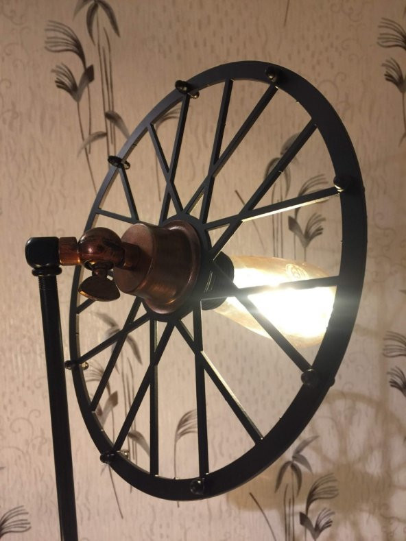 MYLİGHTS RETRO RUSTİK ÜÇLÜ ÜÇ AYAK RUSTİK LAMBADER - 3