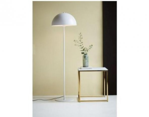mylights   modern  metal mat beyaz lambader köşe lambası  en 40 cm