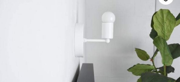 MYLİGHTS  MAT BEYAZ   MODERN APLİK  E27 DUYLU