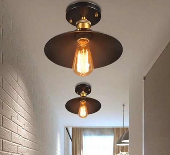 MYLİGHTS  RETRO RUSTİK AVİZE RUSTİK AVİZE 23 CM  EN  PLOFONYER   1 ADETTİR