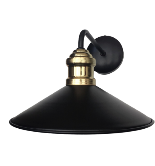 MYLİGHTS RETRO METAL APLİK  RUSTİK APLİK E27 DUYLU   23 CM EN - Resim 2