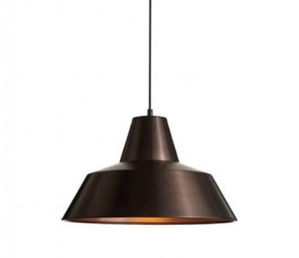 MYLİGHTS  RETRO RUSTİK KAHVE METAL SARKIT AVİZE   E27 DUYLU 35CM
