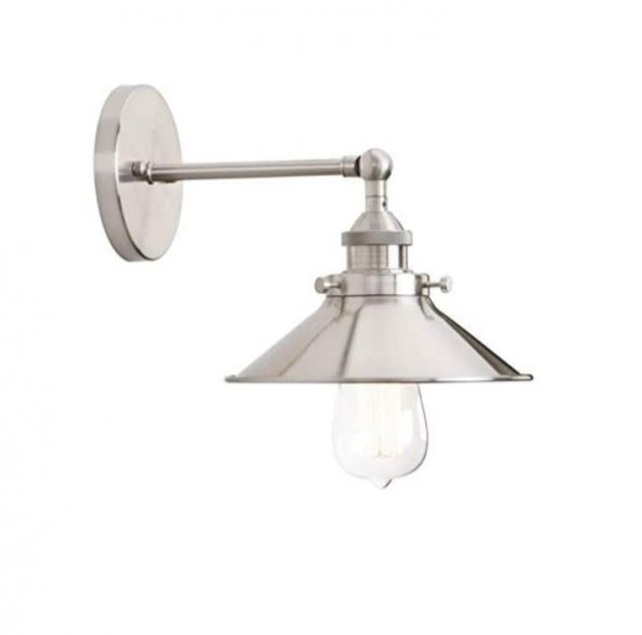 MYLİGHTS  MODERN PALANMAZ İNOX APLİK MAFSALI HAREKETLİ APLİK