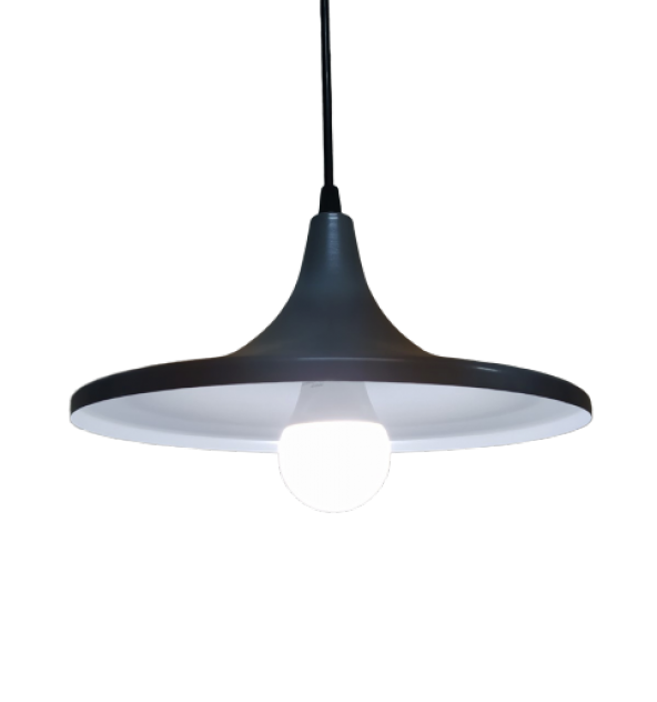 MYLİGHTS  RETRO SİUAH  İÇİ BEYAZ METAL SARKIT AVİZE   27CM EN
