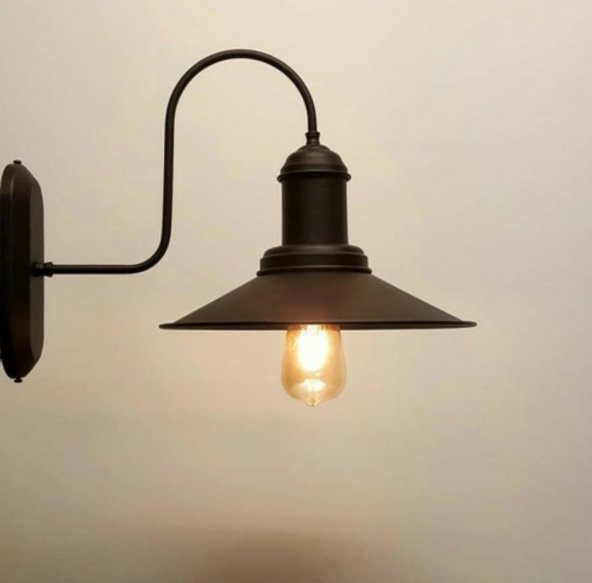 MYLİGHTS  RETRO KUĞU APLİK SİYAH VE ESKİTME RENK RUSTİK APLİK