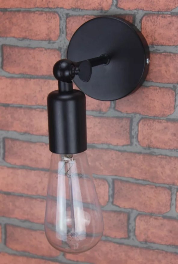 mylights retro rust,k mafsalı aplik duvar lambası gece lambası  mafsalı hareketli