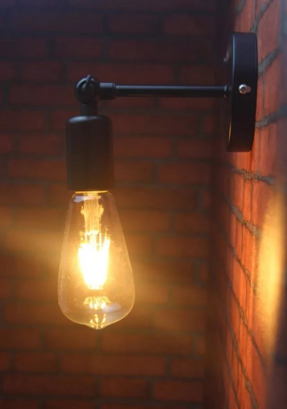 MYLİGHTS  RUSTİK MAFSALI HAREKETLİ APLİK E27 ürün görseli