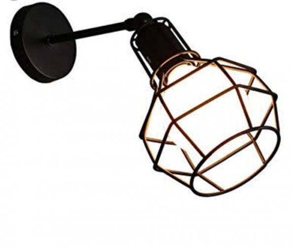 MYLİGHTS   RETRO MAFSALI APLİK  KAFES APLİK  DUVAR LAMBASI