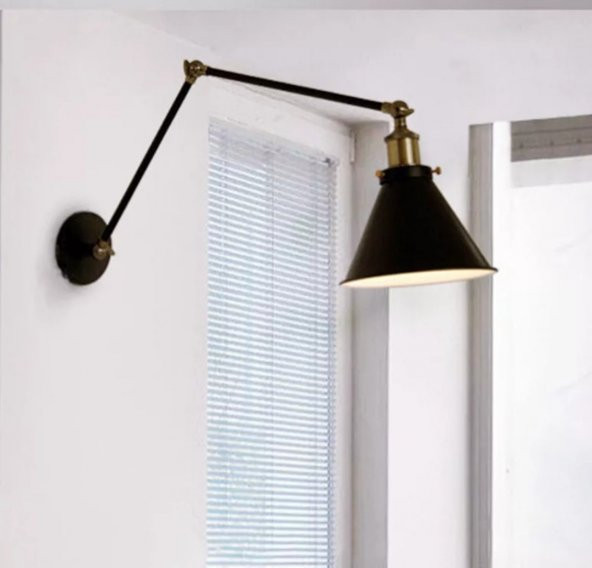 MYLİGHTS  RETRO ÜÇ MAFSALI HAREKETLİ RUSTİK APLİK AKROBAT APLİK
