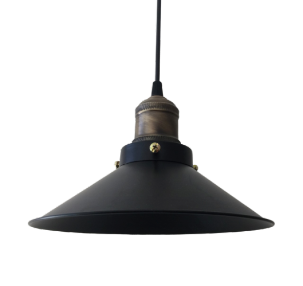 MYLİGHTS  RETRO SİYAH METAL SARKIT AVİZE 23 CM