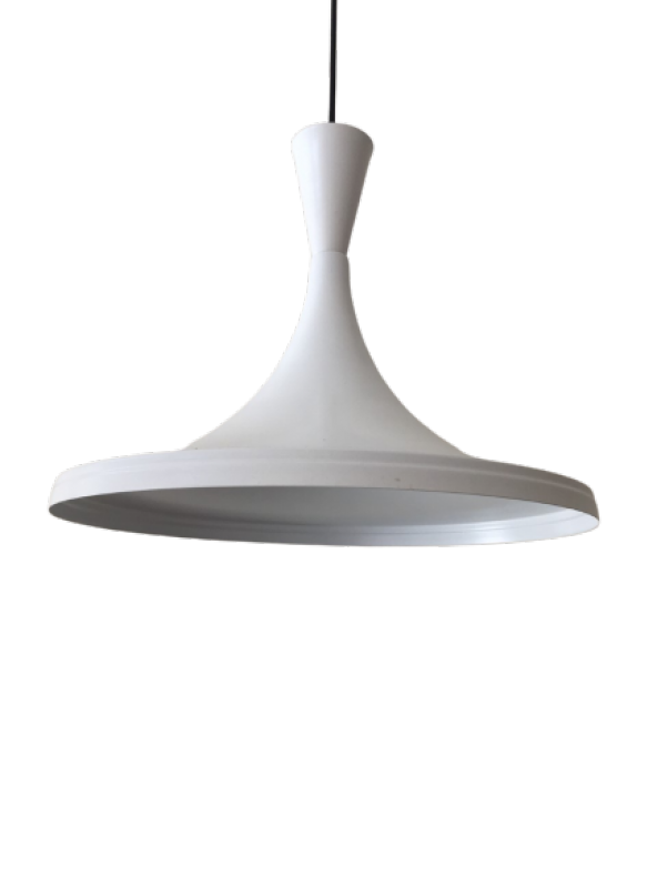 MYLİGHTS  BEYAZ İÇİ BEYAZ METAL SARKIT AVİZE 36CM - Resim 2