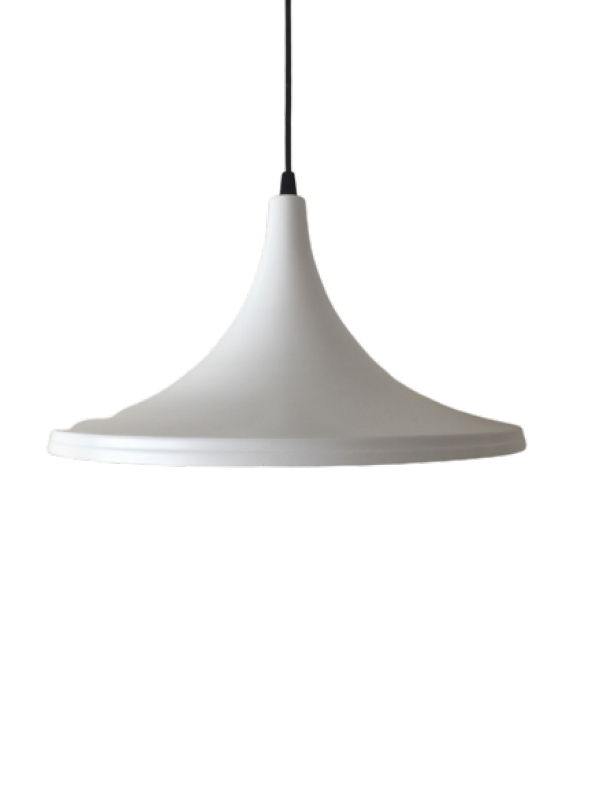 MYLİGHTS RETRO BEYAZ  İÇİ BEYAZ METAL SARKIT 36 CM - Resim 2