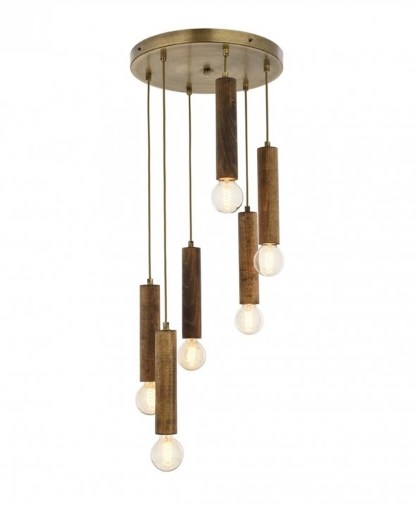 MYLİGHTS  ALTILI ESKİTME SARKIT SİLİNİDİR  30 CM