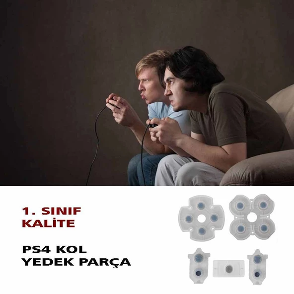 PS4 Kol Tamir JDM JDS 030 040 050 055 İç Lastik Takımı Silikon 1. KALİTE PS4 Yedek Parça Rubber Pad - 2