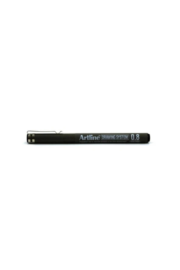 Artline Teknik Çizim Kalemi 0.8 MM Siyah (12 Li Paket)