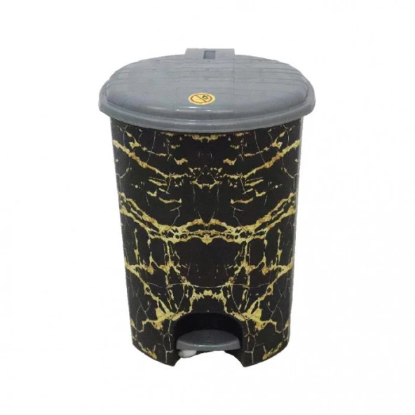 Sağlam Plastik Desenli Pedallı Çöp Kovası 3 nolu İç Kovalı(18 Lt) ürün görseli