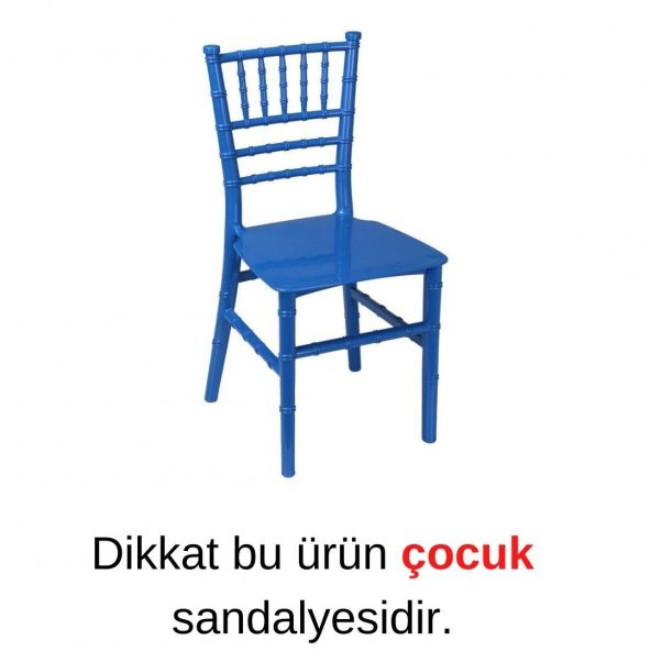 Sağlam Plastik Mandella Trend Çocuk Sandalyesi Mavi - 2
