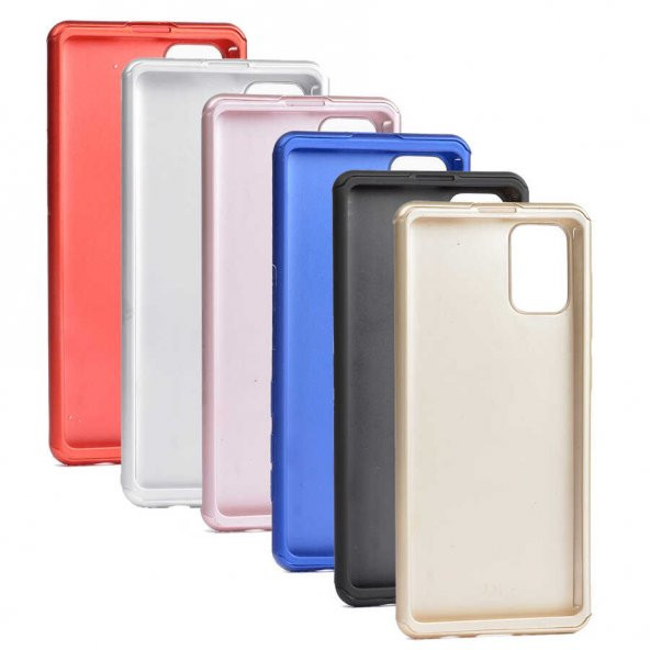 Galaxy A71 Kılıf 360° Kamera Korumalı Rubber Tam Koruma - 2