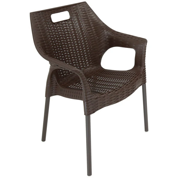 Mandella Star Rattan Koltuk Kahverengi