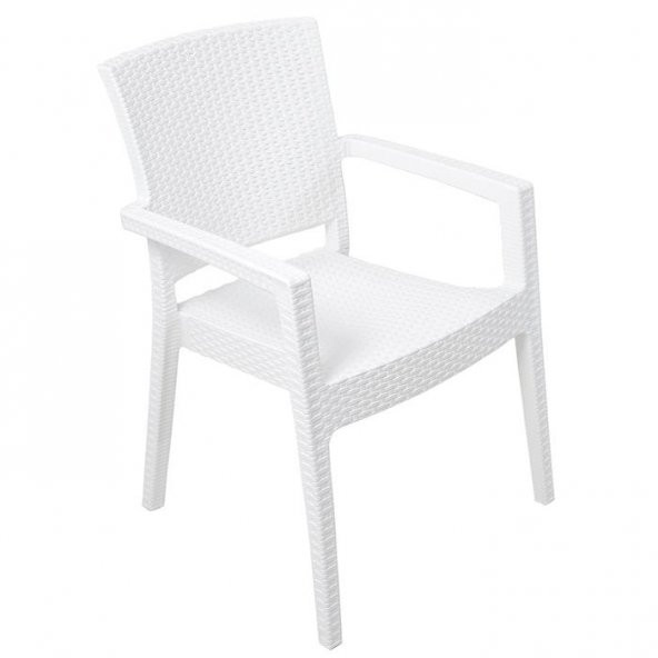 Mandella Zeus Rattan Koltuk (2 Adet) Beyaz
