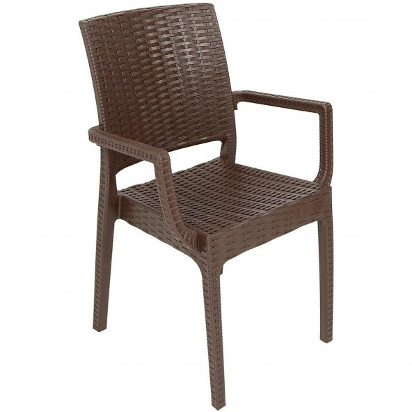 Mandella Elit Rattan Koltuk (4 Adet) KAHVERENGİ