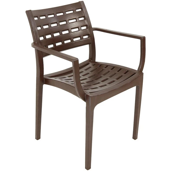 Mandella Cafe Koltuk (2 Adet) KAHVERENGİ ürün görseli