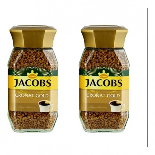 Jacobs Cronot Gold 100 gr Cam Kavanoz x 2 Adet