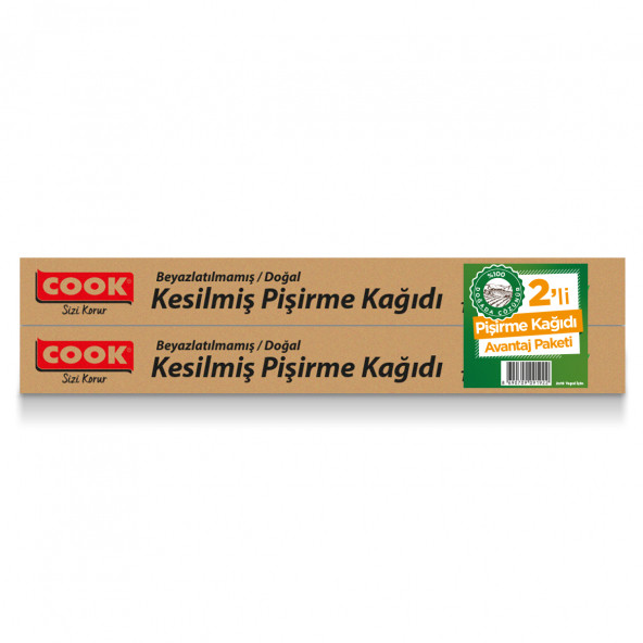 Doğal Pişirme Kağıdı 37 CM x 16 yaprak * 2 adet