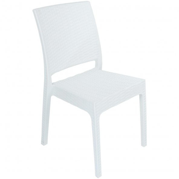 Mandella Elit Rattan Sandalye (6 adet) BEYAZ
