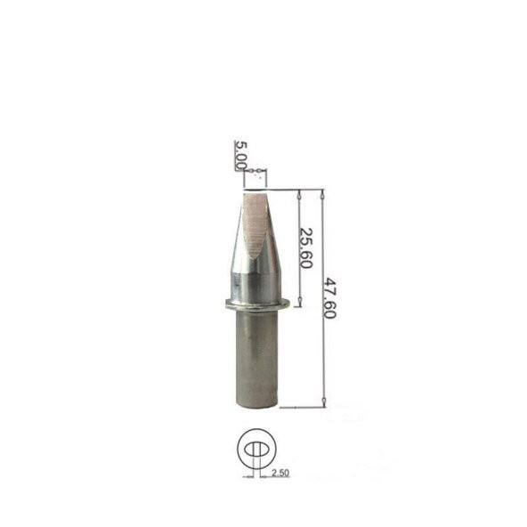 Bakon 501c 5dk Kalın Yedek Havya Ucu 300w ( 5 mm ) ( BK2300-3300-300s ve Quick 206b Model uyumlu ) - 2