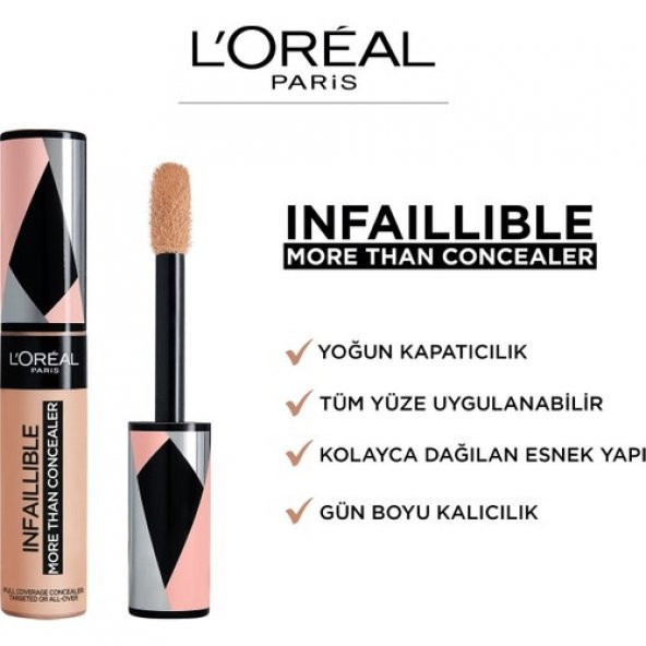 LOréal Paris Infaillible Tüm Yüze Uygulanabilir Kapatıcı 322 Ivory - 8