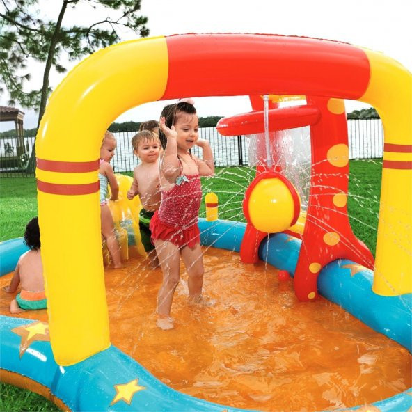 Bestway Aquapark Kaydıraklı Çok Fonksiyonlu Büyük Şişme Havuz - 3