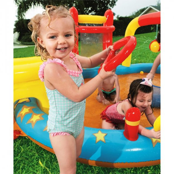 Bestway Aquapark Kaydıraklı Çok Fonksiyonlu Büyük Şişme Havuz - 4