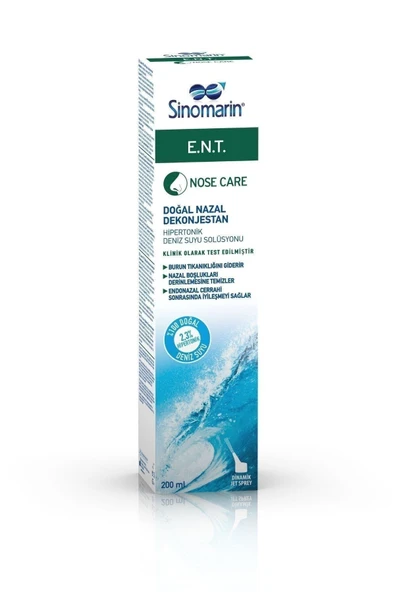 Sinomarin E.N.T. Deniz Suyu 200 ml Burun Spreyi
