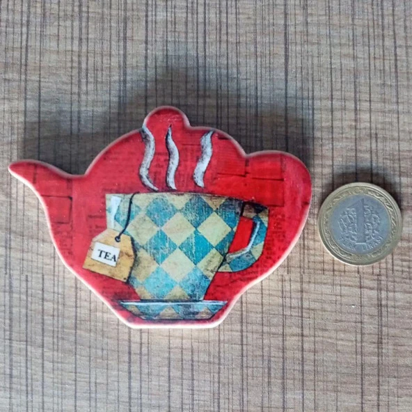Tea Temalı Buzdolabı Magneti - Resim 2