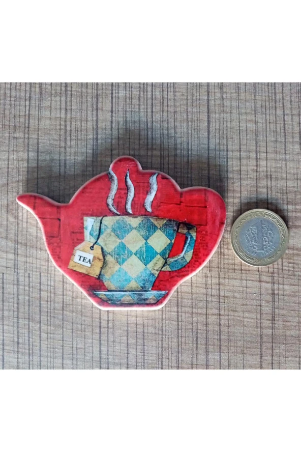 Tea Temalı Buzdolabı Magneti - Resim 4
