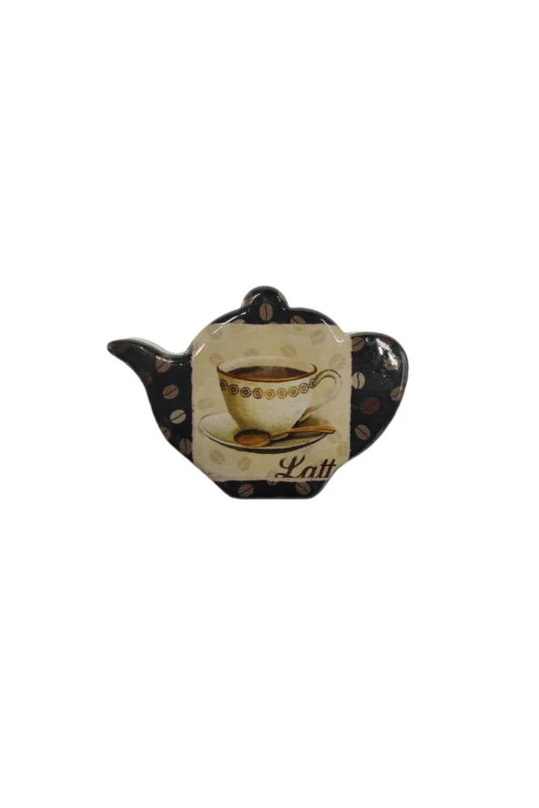 Latte Temalı Buzdolabı Magneti No:2 - Resim 2