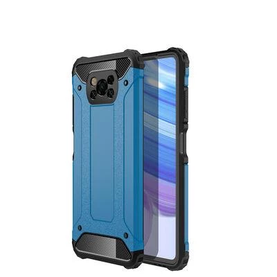 Xiaomi Poco X3 Kılıf Armor Hybrid Zırh Silikon - 6