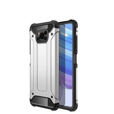 Xiaomi Poco X3 Kılıf Armor Hybrid Zırh Silikon - 7