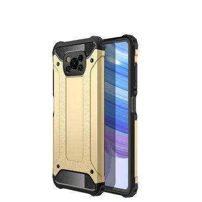 Xiaomi Poco X3 Kılıf Armor Hybrid Zırh Silikon - 4