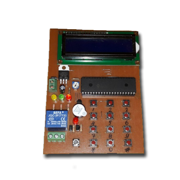 Pic16f877A ile Şifreli Kilit - 16x2 LCD Panel - 2