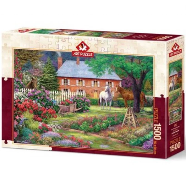 Art Puzzle Atlı Bahçe 1500 Parça Puzzle ürün görseli