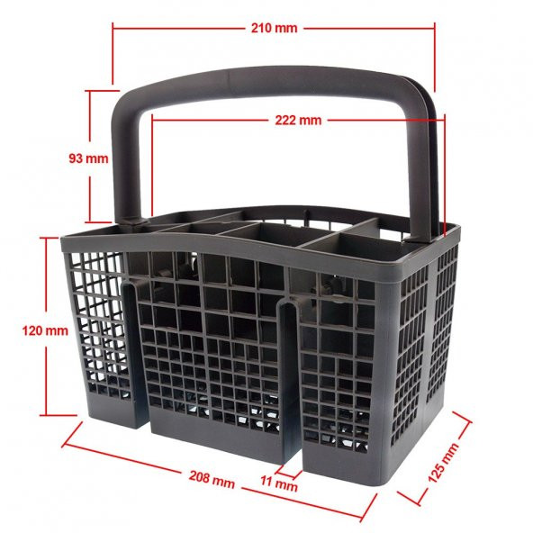Bulaşık Makinesi Çatal Kaşık Sepeti, Franke & Dominox ile uyumlu - Resim 3