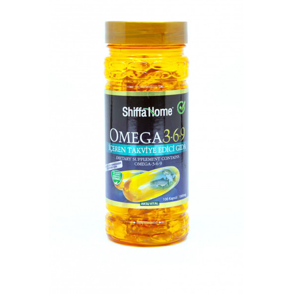 Shiffa Home Omega 3-6-9 Balık Yağı 1000 MG X100 Softgel Omega 3 6 9