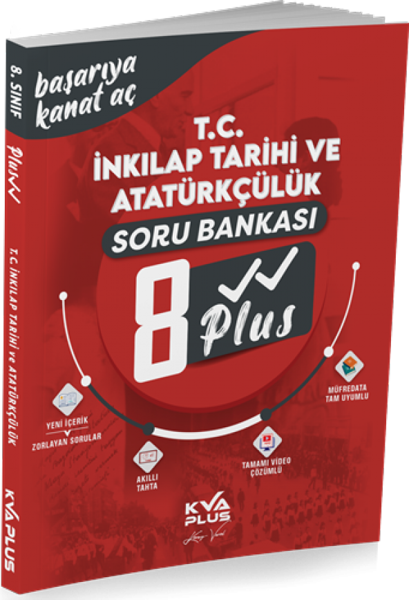 Koray Varol KVA Yayınları 8.Sınıf Plus Serisi T.C İnkılap Tarihi Soru Bankası