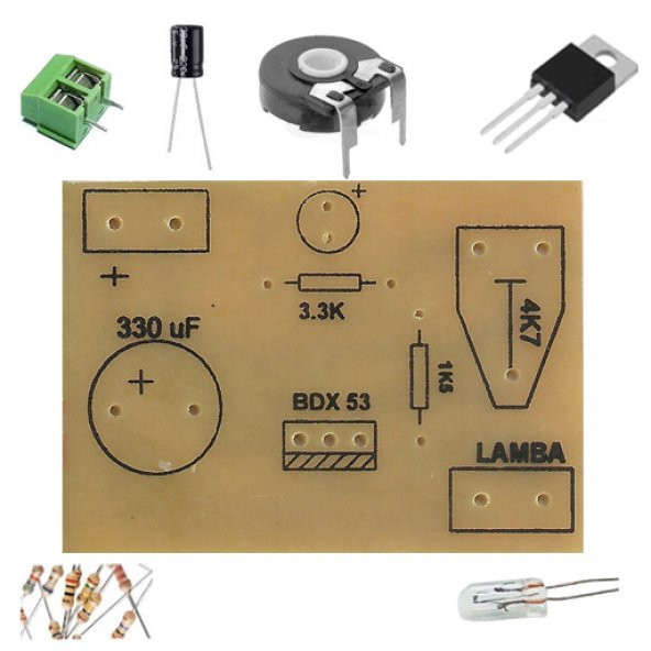 12 Volt Dimmer - Demonte(Montesiz) ürün görseli
